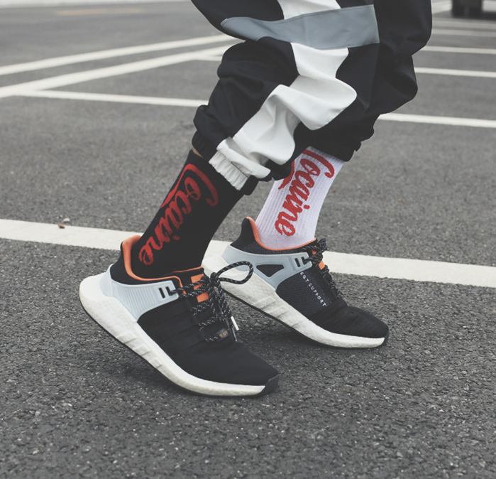 SET 3 đôi Tất Vớ COCA + RESPECT Cao cổ phong cách OFF WHITE