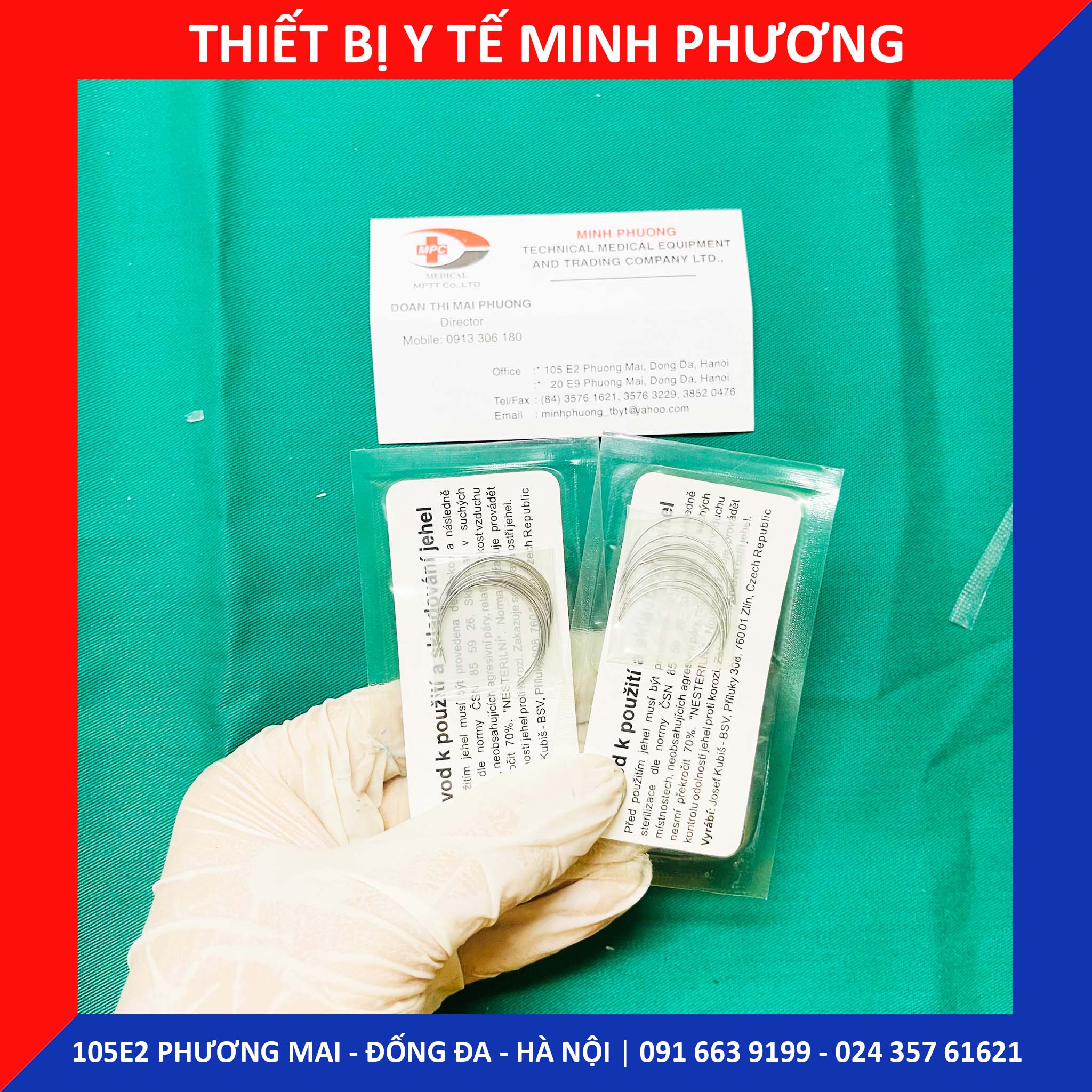 Set 10 kim khâu đầu tròn
