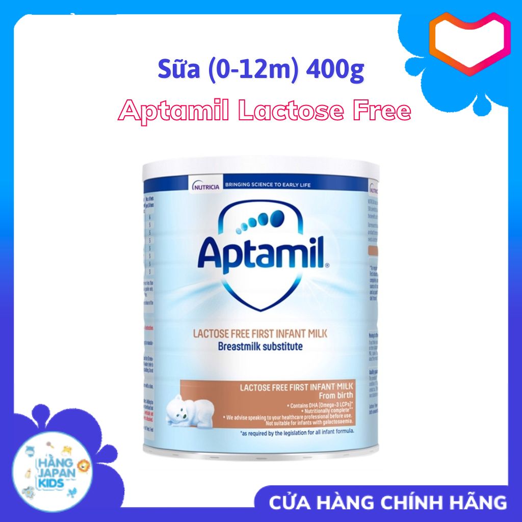 Sữa Aptamil Lactose Free 0-12m 400g - Hàng Úc Chính Hãng