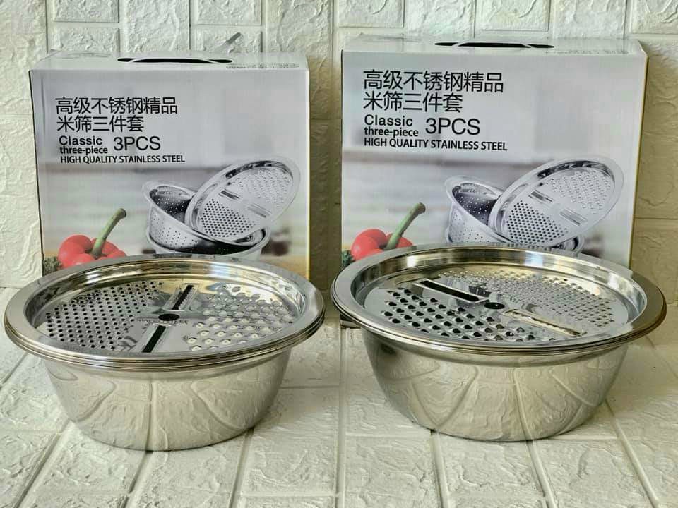 [HCM]BỘ BÀO RAU CỦ INOX