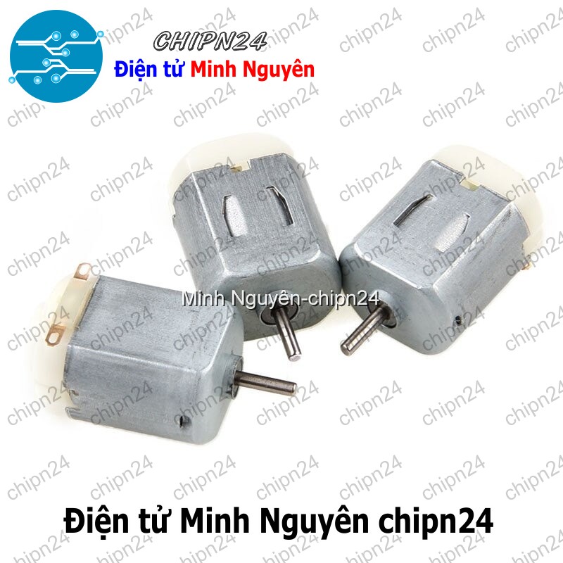 [2 cái] (Q142) Động cơ Mini dẹt 3-6V 130 - HH000314