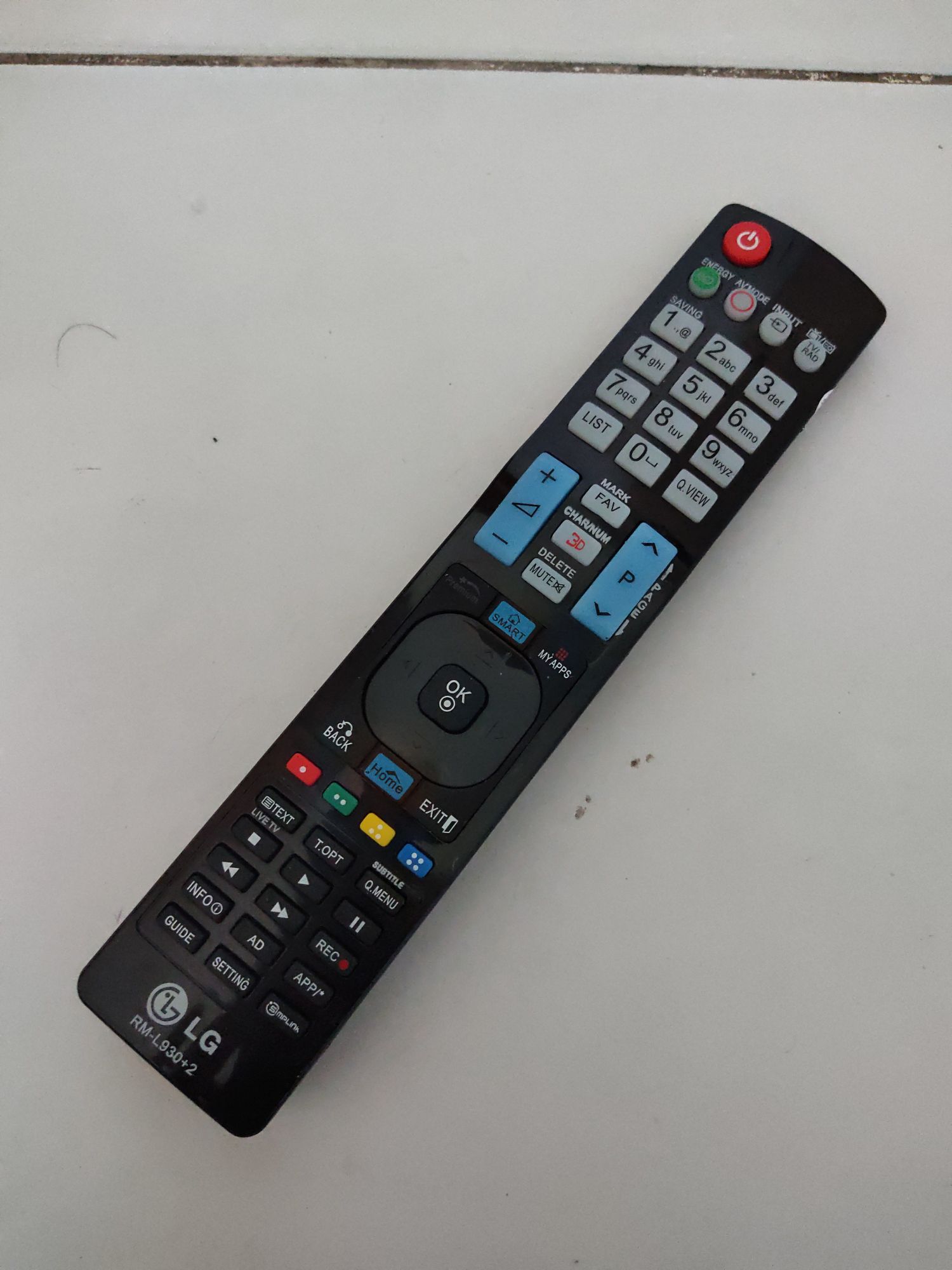 [HCM]Remote điều khiển tivi LG RM-L930+2