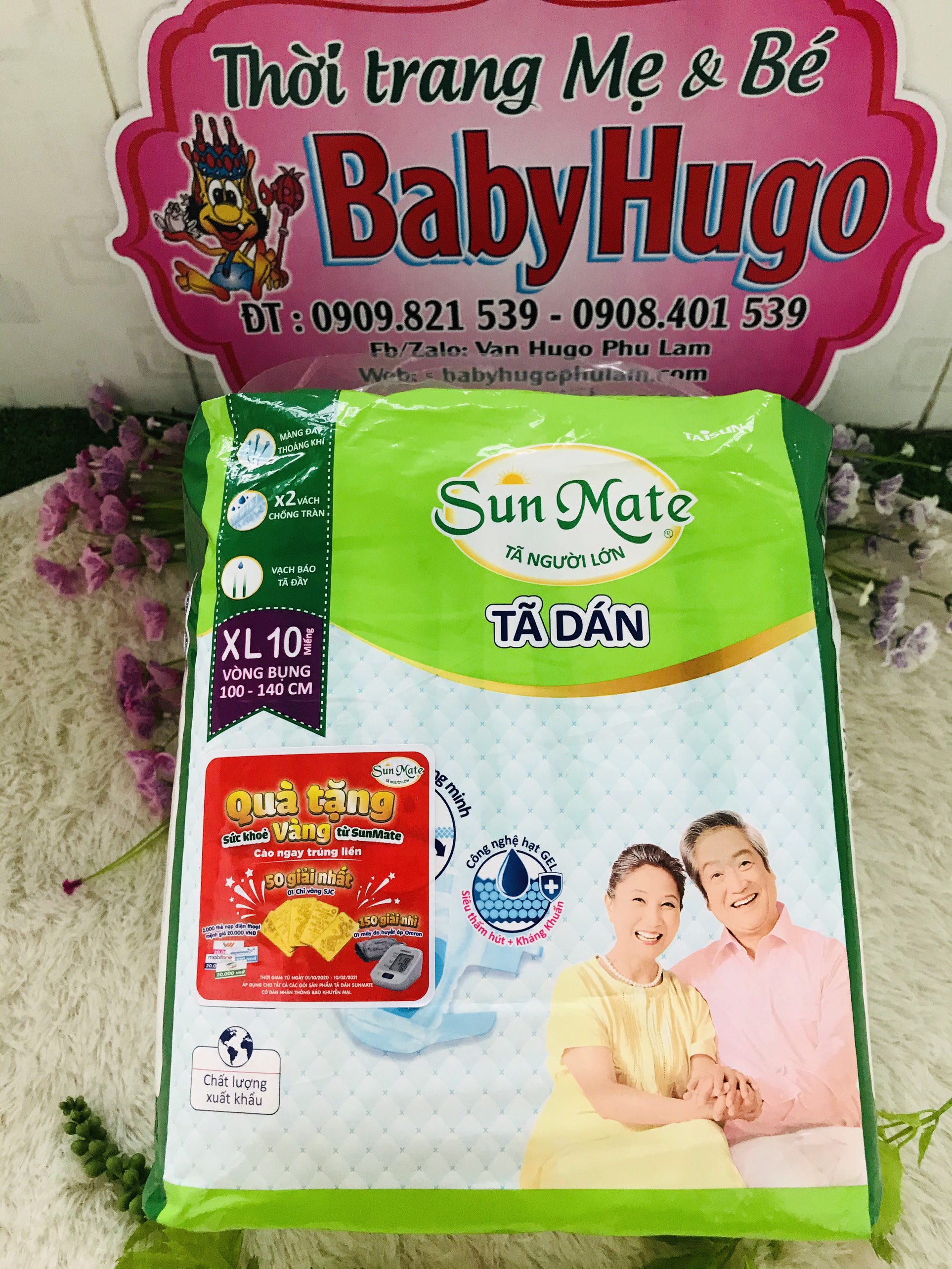 Tả dán người già Sun Mate XL 10