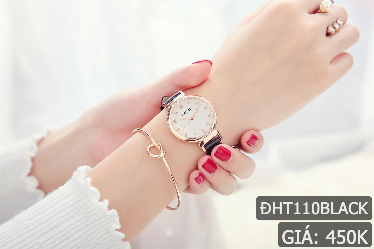 Hàng Order Trực Tiếp Từ Nhật Bản  Đồng hồ Nữ KEZZI Chất lượng cao cấp Giá tốt Bán chạy  2 đầu dây da nhiều màu thời trang Hàn Quốc K1420