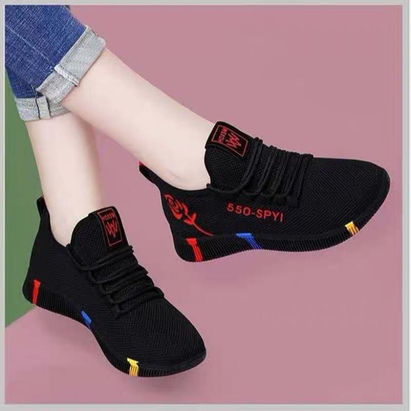 Giầy thể thao nữ giá rẻ 2020 l giày nữ trắng l sneaker nữ trắng l Giày đi bộ l giày thể dục l giày giả dây giá rẻ