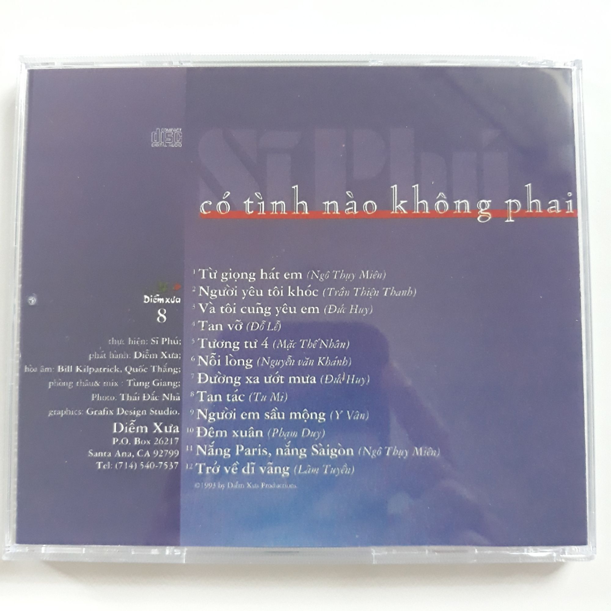 Bộ 3 đĩa cd Sĩ Phú phono