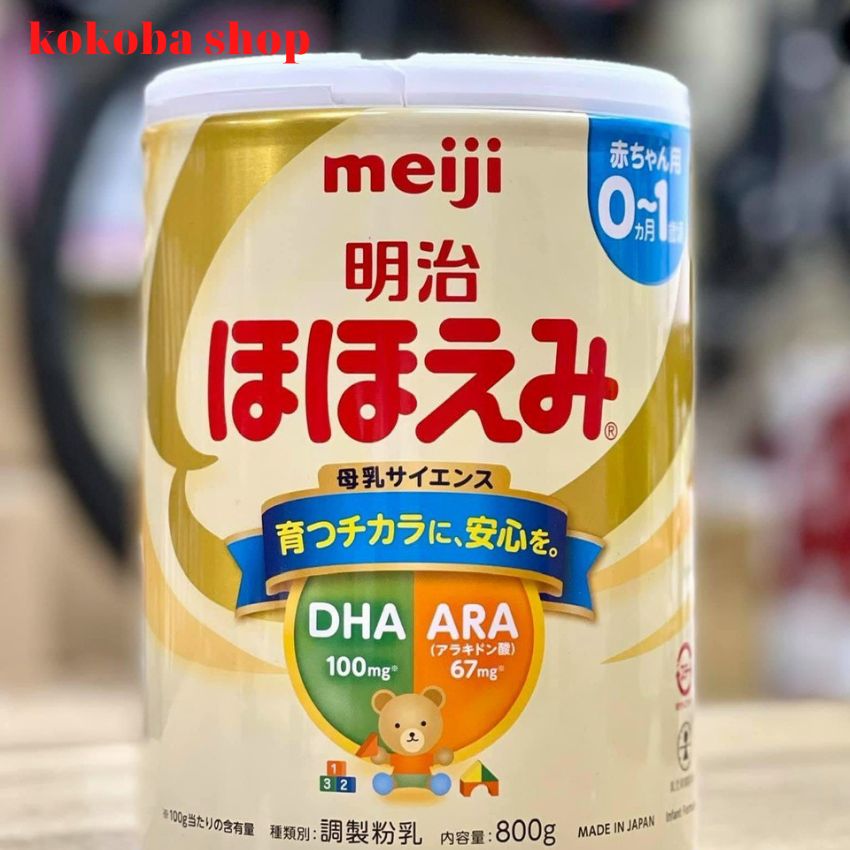 Sữa meji lon nội địa nhật 800g 0-1