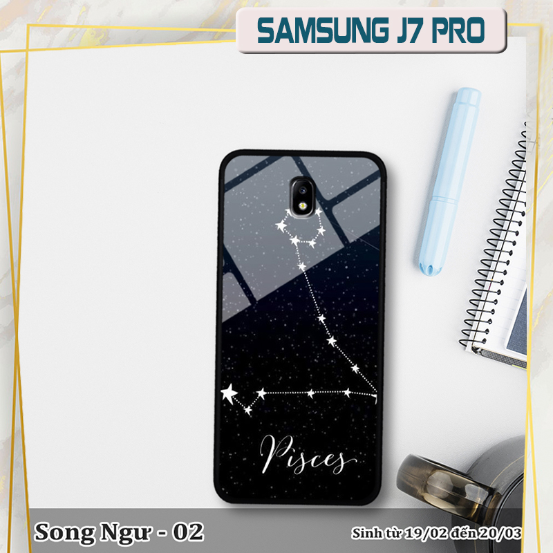 Ốp kính SAMSUNG J7 Pro in cung hoàng đạo