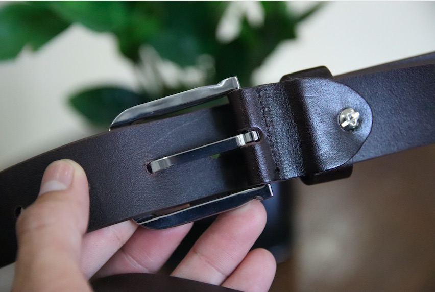 Dây nịt 3.0cm da bò cao cấp siêu mềm 2 màu đen nâu