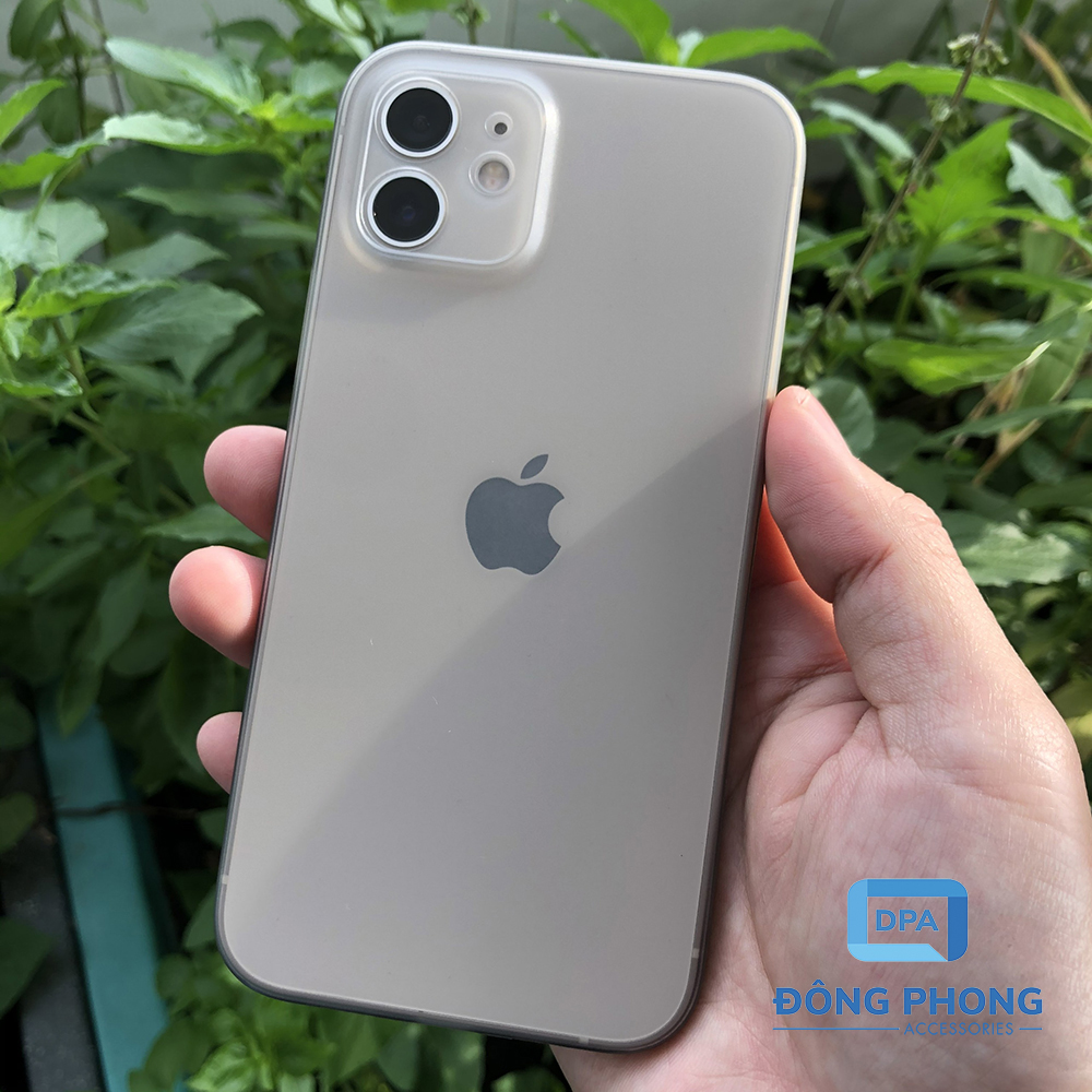 Combo 2 Ốp Lưng Trong Nhám Unibody iPhone 12 Siêu Mỏng