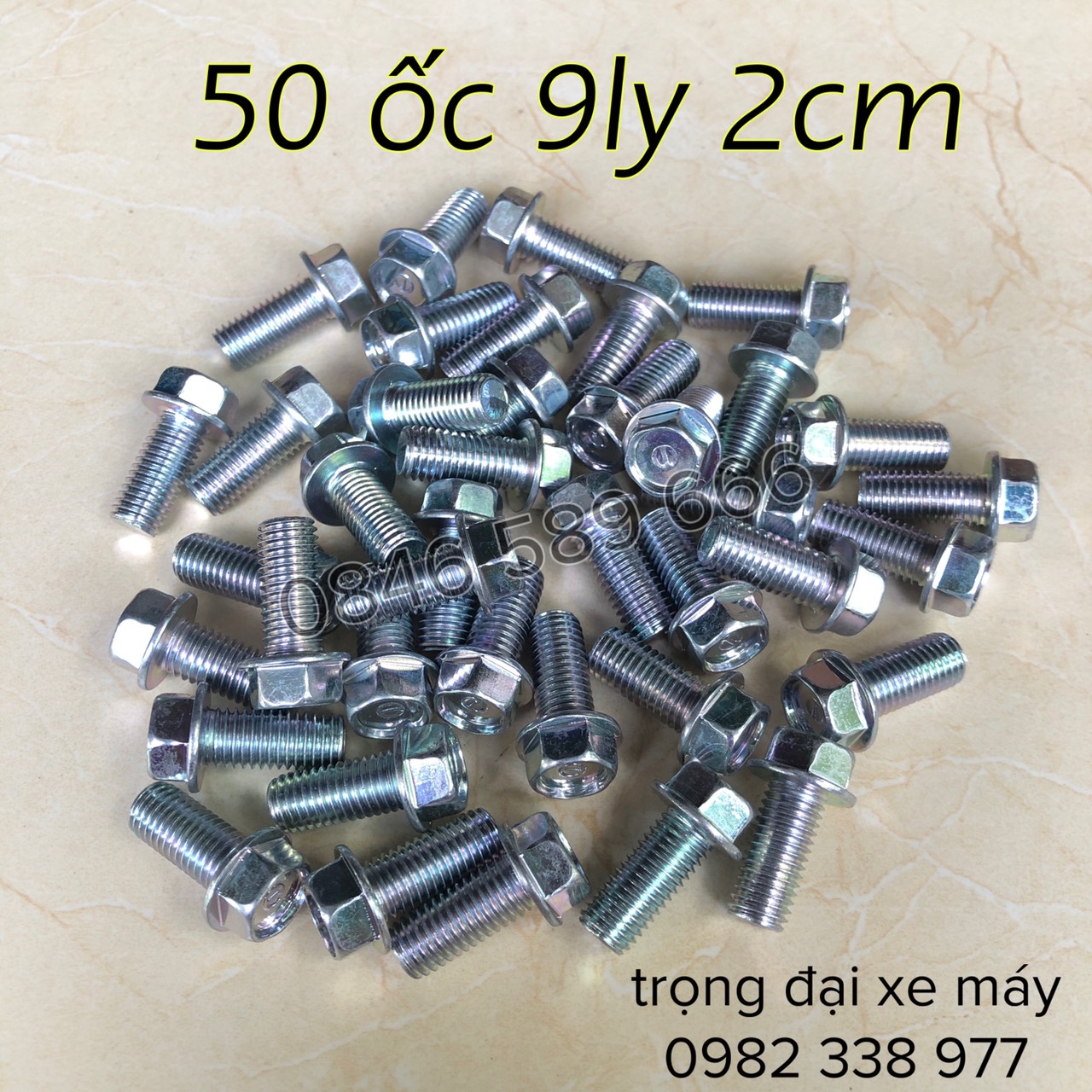 Ốc 9ly 2cm Sử Lý Chờn Ren Gác Chân Xe Máy