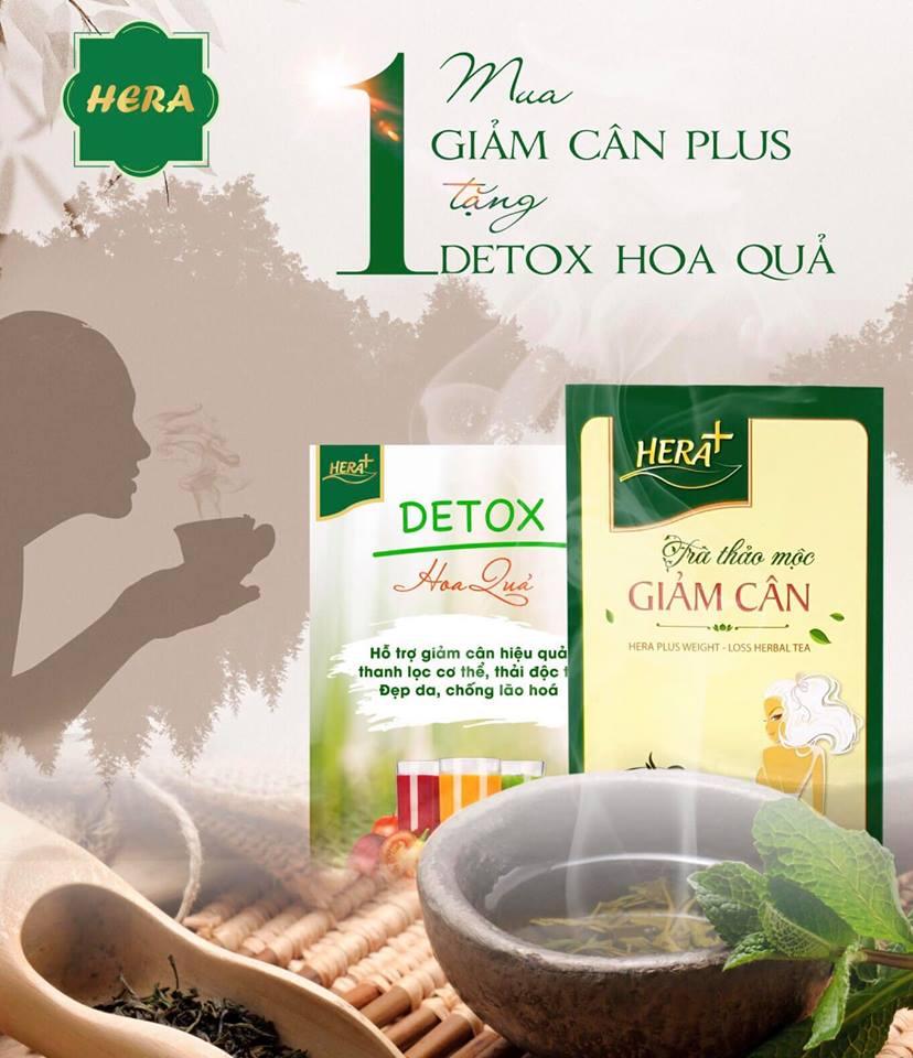 Trà Thảo mộc Giảm cân Hera Plus dạng viên (30 viên)