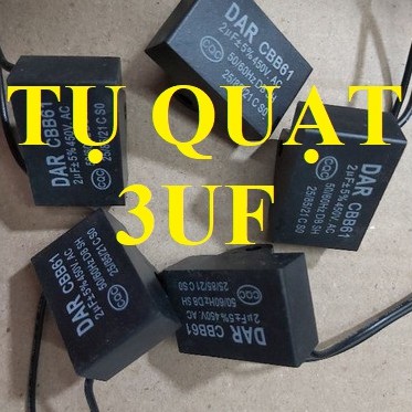 Tụ quạt CBB61 3UF 500V