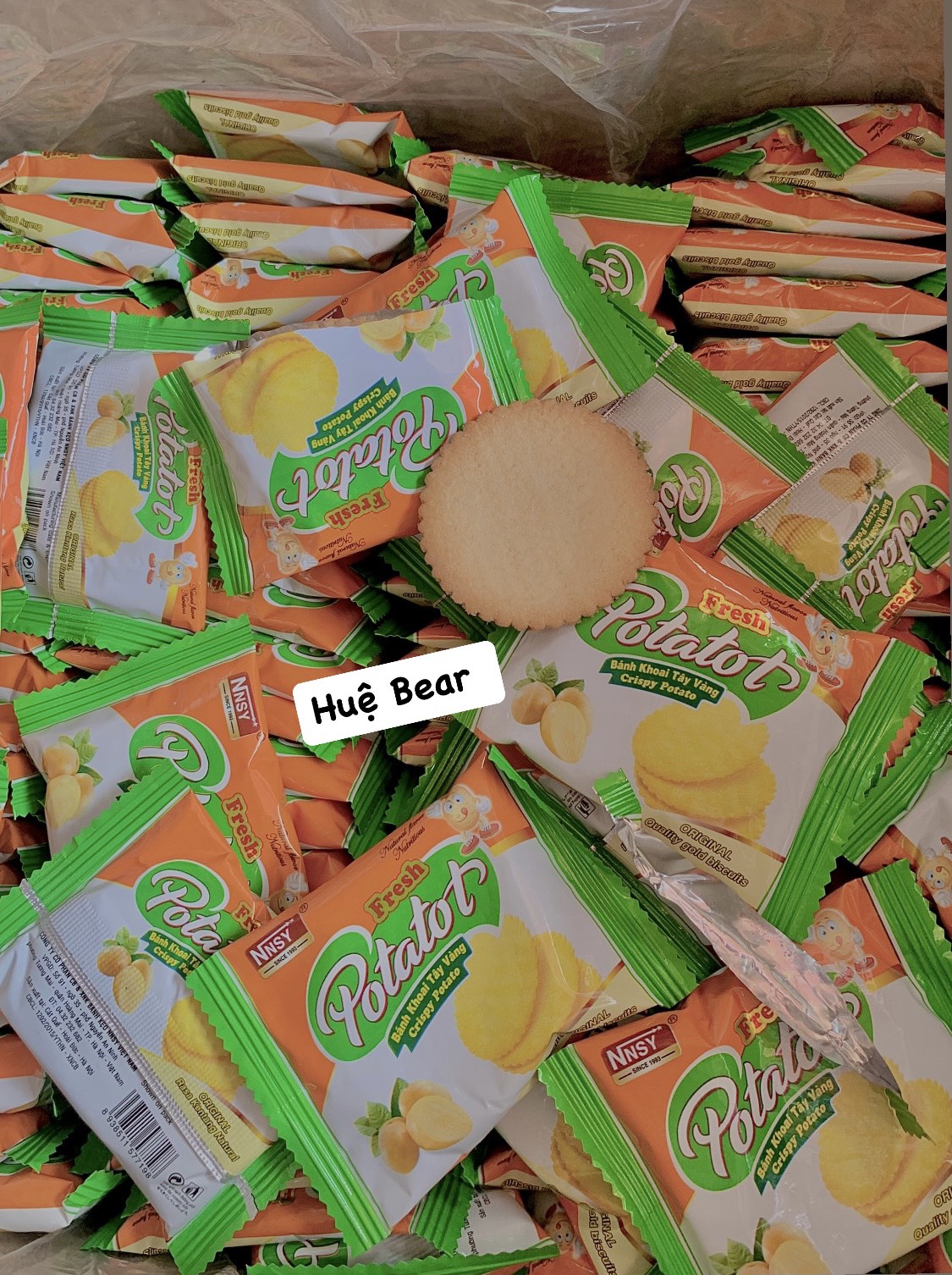 500g Bánh quy khoai tây vàng
