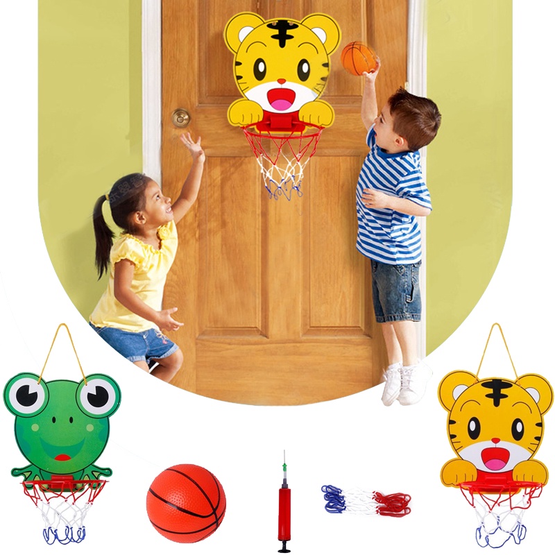 Bộ bóng rổ treo tường - đồ chơi ném bóng rổ cho bé rèn luyện vận động phát triển chiều cao