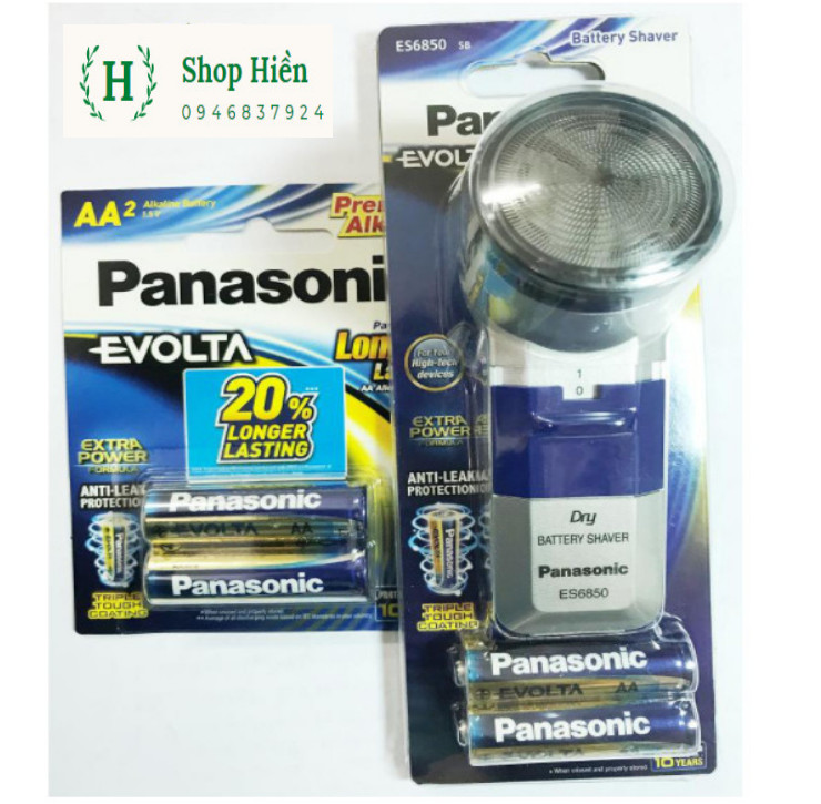 Máy cạo râu panasonic ES6850 made in Thailand (kèm 2 viên pin)