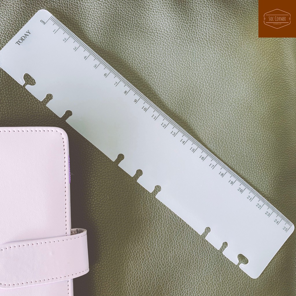 Thước Bookmark Today viền đen size A6/ A5/ B5/ A4