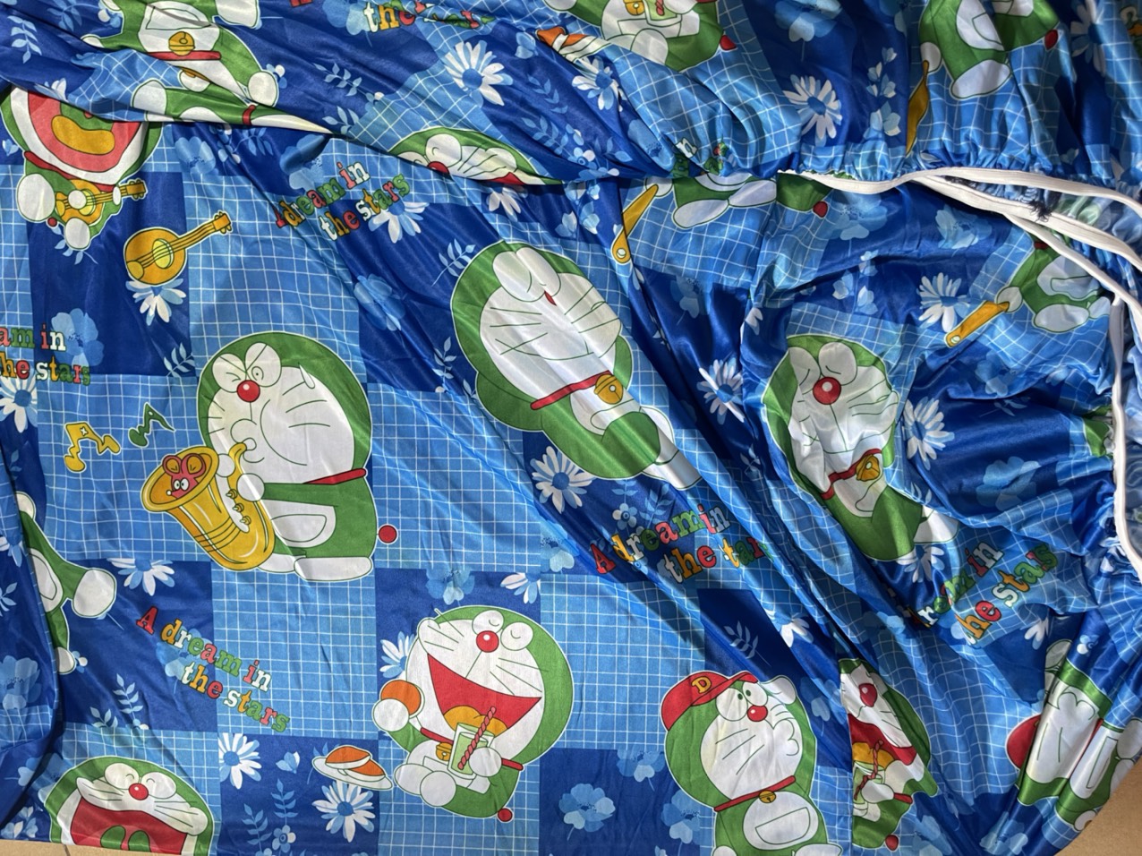 Drap Nệm Thun Jersey - Cho nệm cao 20cm (Màu sắc giao ngẫu nhiên)