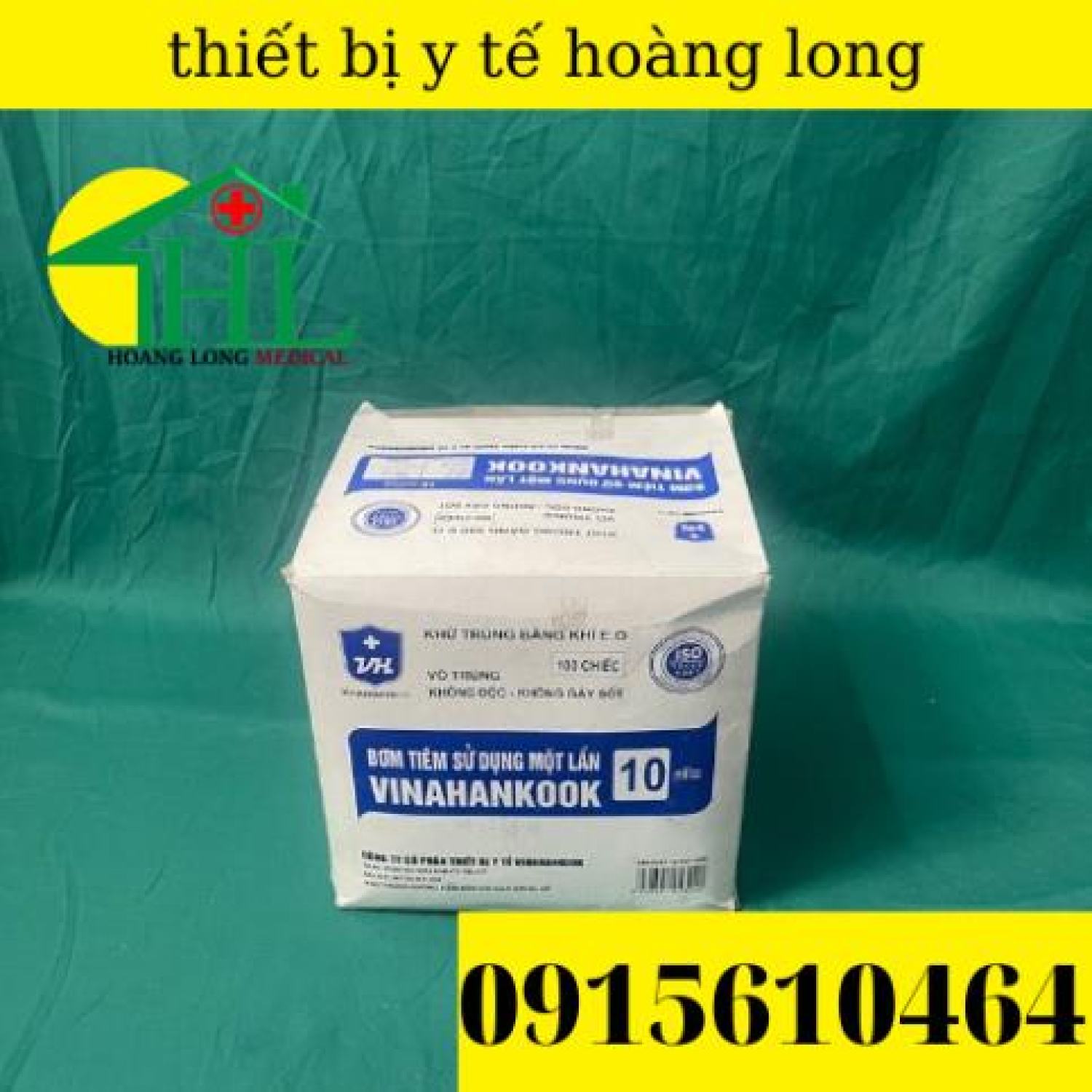 [Bán lẻ 10 chiếc] Bơm tiêm 1 lần Vinahankook 10ml
