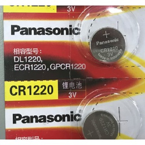 Pin Cúc Áo CR1220 Panasonic 3V Dùng Cho Cmos, Các Thiết Bị Điện Tử