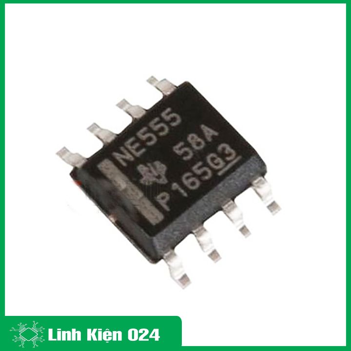 Bộ 2 ic NE555 SOP-8 chân dán 8 chân