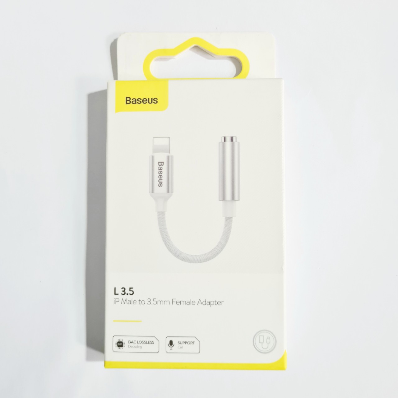 {Chính hãng} Jack chuyển đổi BASEUS L3.5 từ cổng LIGHTNING sang chân 3.5mm