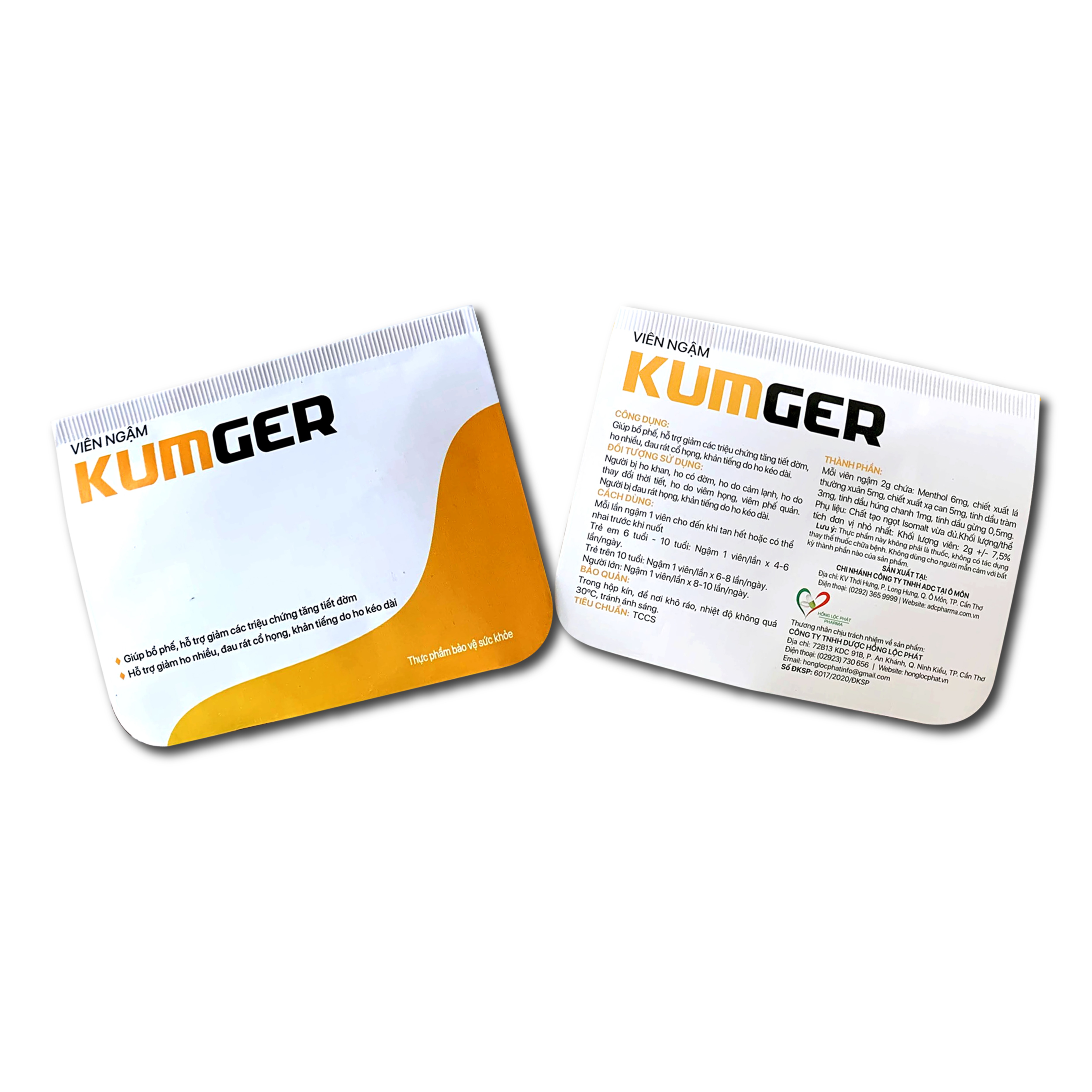 Viên Ngậm Ho Kumger (Hộp Lớn 100 Viên/Hộp)