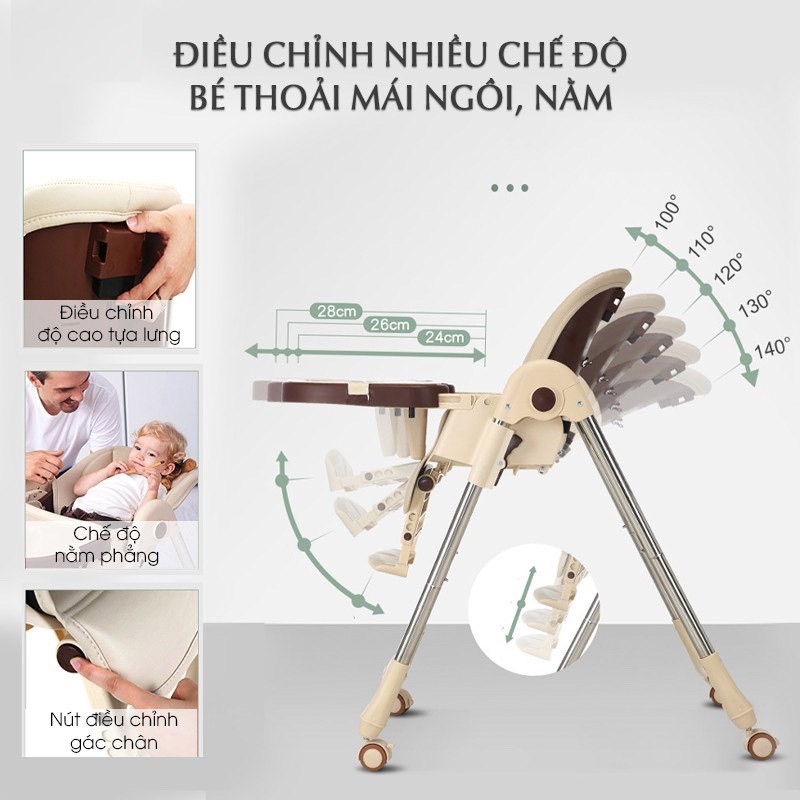 Ghế ăn dặm cao cấp BestBaby GA002