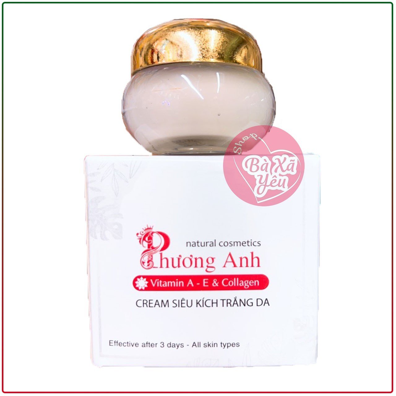 Kem trắng da mặt Vitamin A - E & Collagen