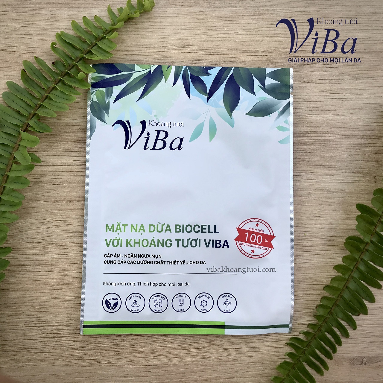 [VIBA CHÍNH HÃNG] MẶT NẠ DỪA BIOCELL VÀ KHOÁNG TƯƠI VIBA