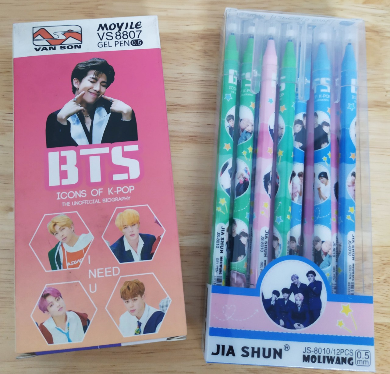 [HCM]HỘP 12 CÂY BÚT XOÁ ĐƯỢC BTS