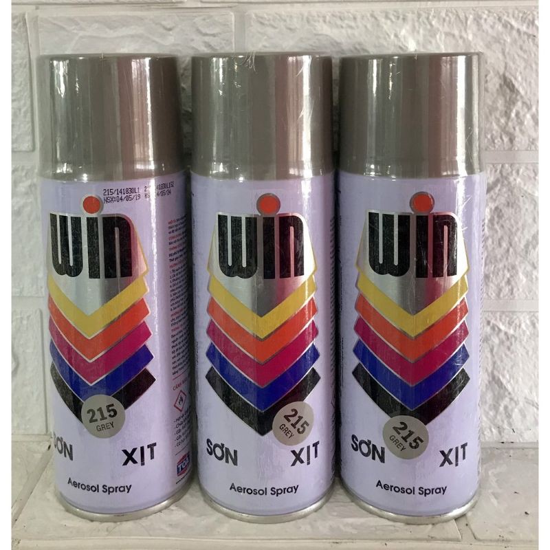 sơn xịt win xám ghi A215