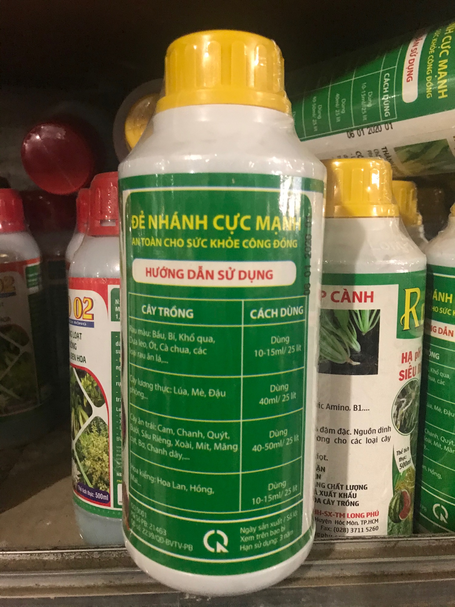 ROOT OGANIC B1 hạ pH giải độc phèn-siêu ra rễ-bung đọt 500ml