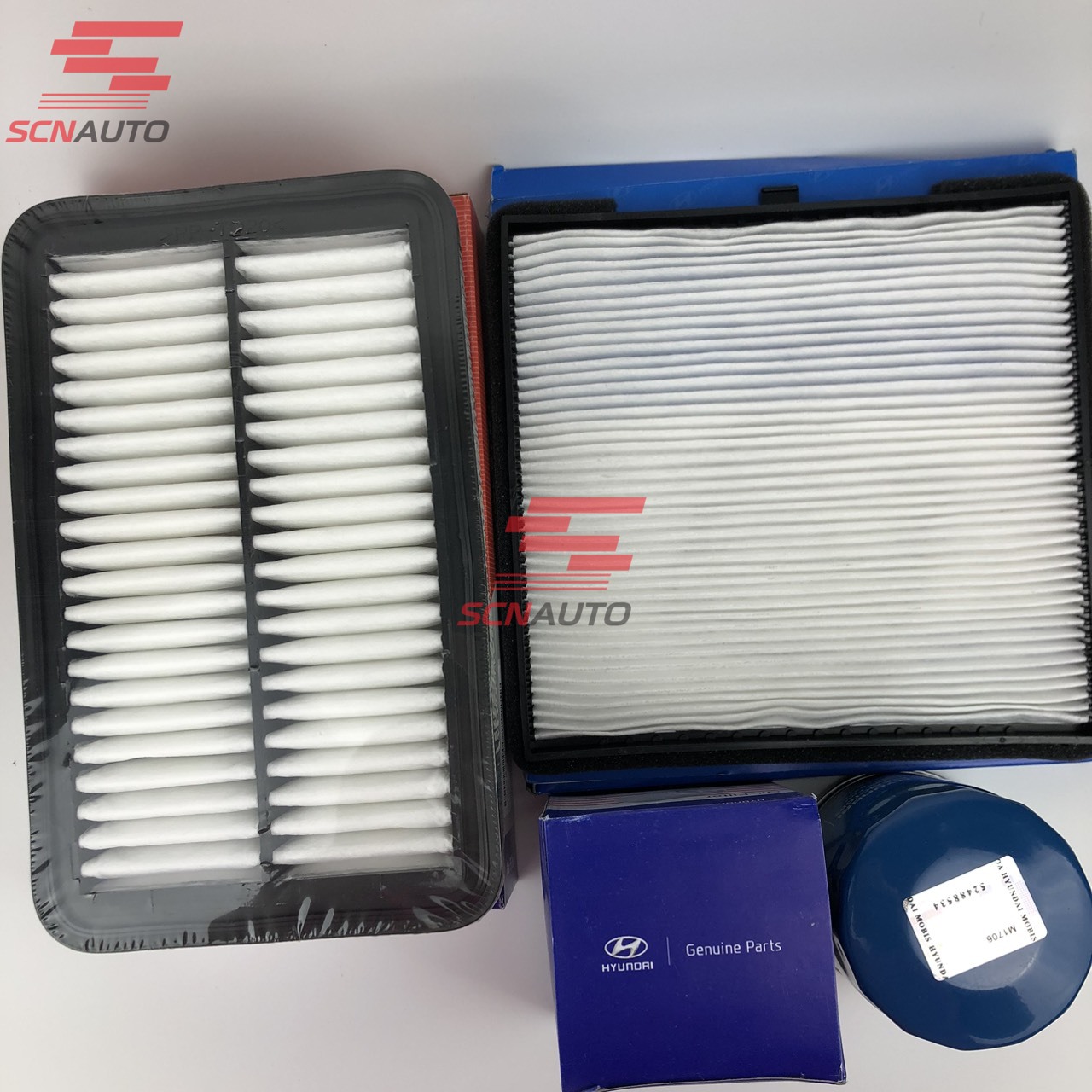 Combo 3 Món Lọc Kia Morning 2012-Nay ( Lọc Nhớt ,Lọc Gió Động Cơ Loại Ngắn, lọc lạnh)