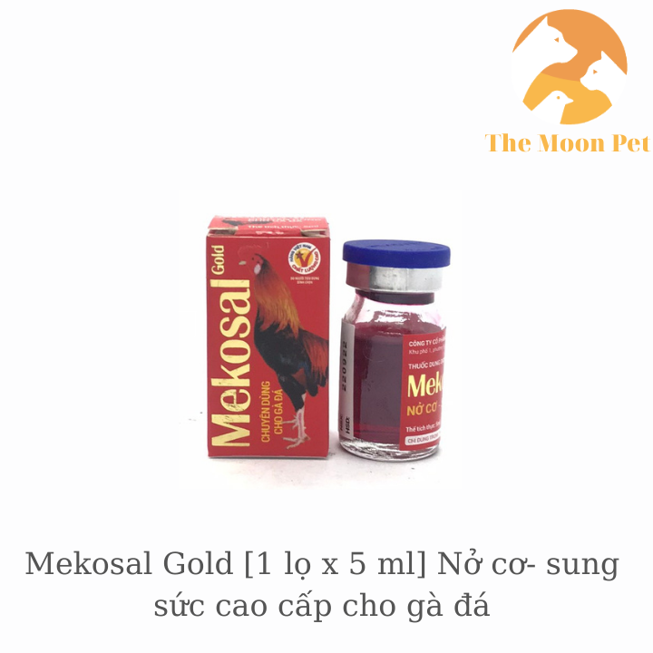 MEKOSAL Gold [1 lọ x [5 ml] Thuốc tăng lực cho gà đá