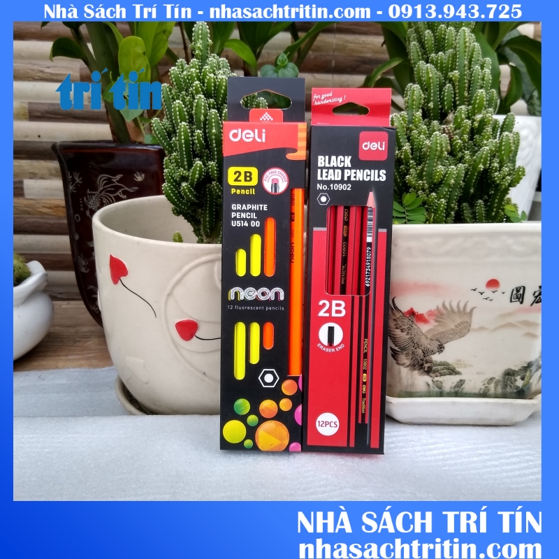 VIẾT CHÌ ĐEN DELI 2B/HB