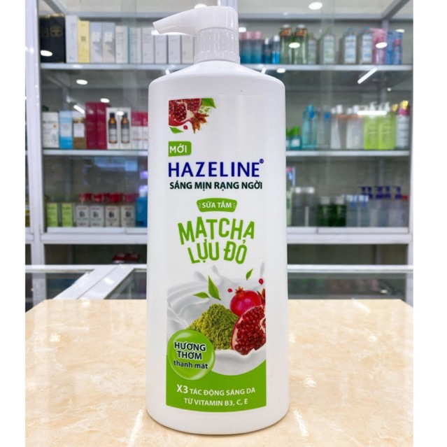 Sữa tắm dưỡng thể thiên nhiên trắng sáng da Hazeline 1KG