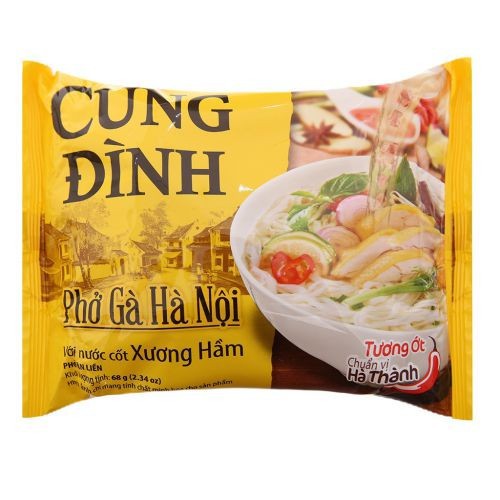 Thùng phở bò  Cung Đình 30 gói 68g