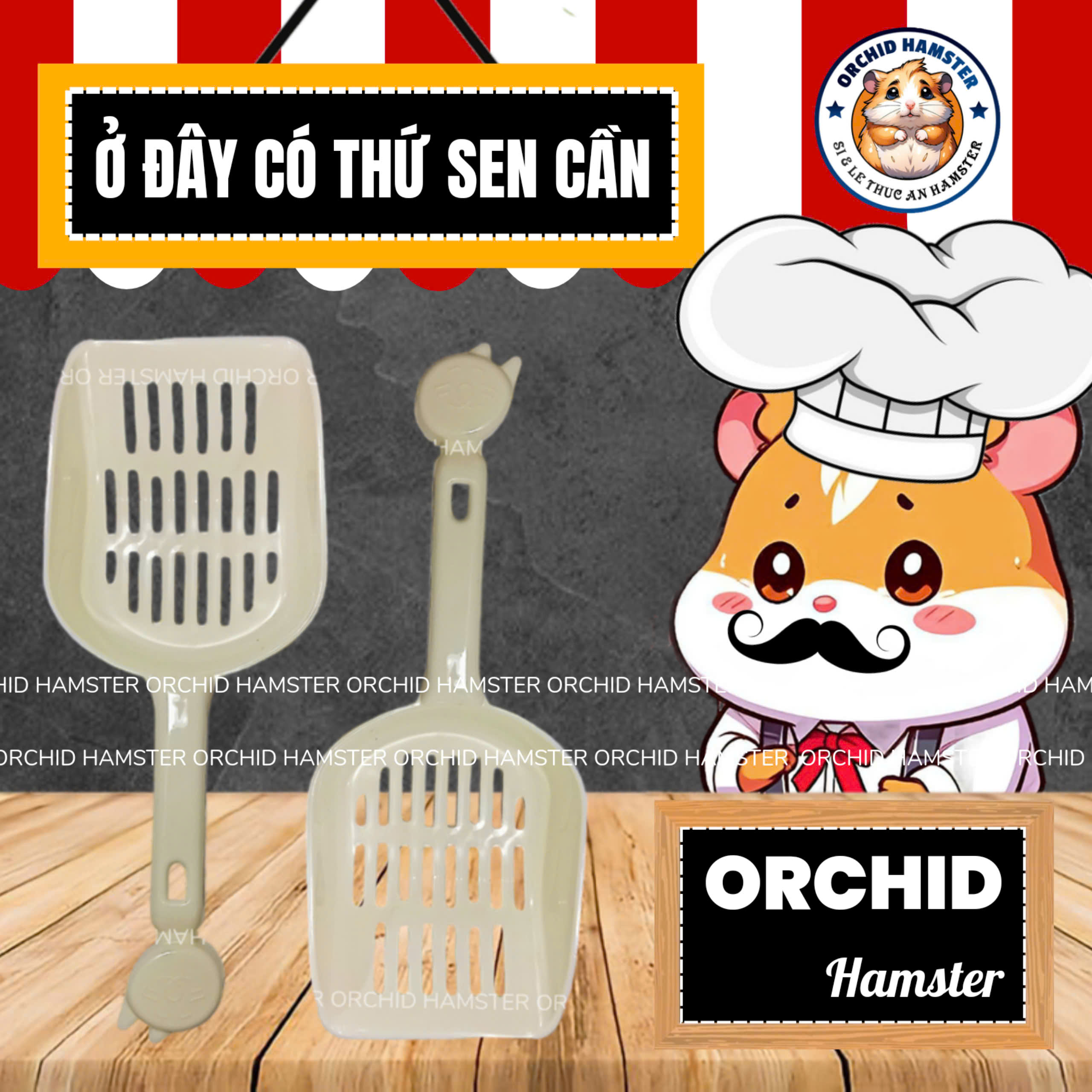 Xẻng Xúc Cát Vệ Sinh Dành Cho Hamster