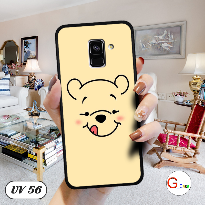 Ốp điện thoại SAMSUNG GALAXY A8 PLUS - lưng nhám viền dẻo