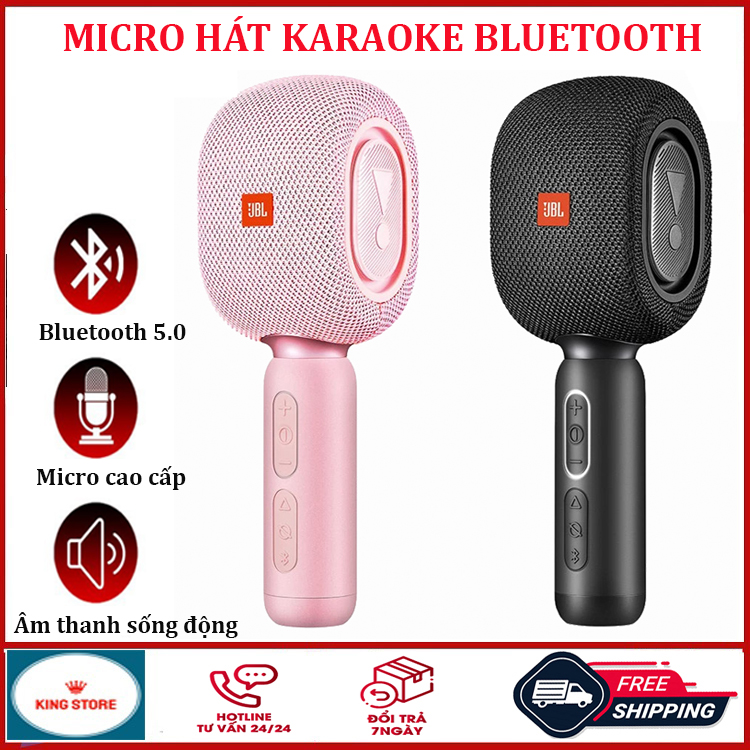 Micro Karaoke không dây đa năng cao cấp, micro karaoke blutooth JBL KMC 500 chống hú, hút âm tốt, mic Hát Karaoke Bluetooth, mic Hát karaoke kết nối Bluetooth không dây, micro Karaoke Bluetooth Không Dây, micro Không Dây Karaoke Bluetooth