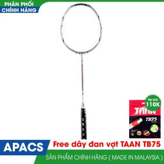 Vợt cầu lông APACS ONE MALAYSIA tặng kèm dây đan vợt+quấn cán vợtTrắng thumbnail