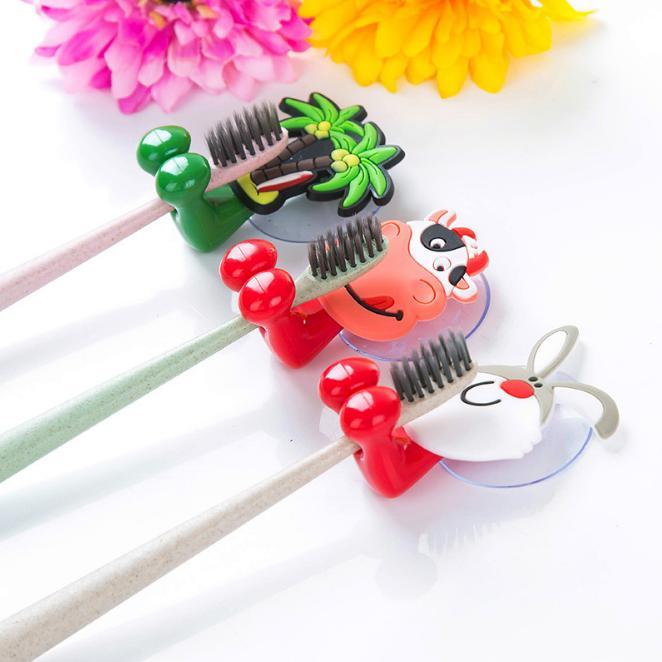 COMBO 5 MÓC HÍT TƯỜNG TREO BÀN CHẢI HÌNH THÚ