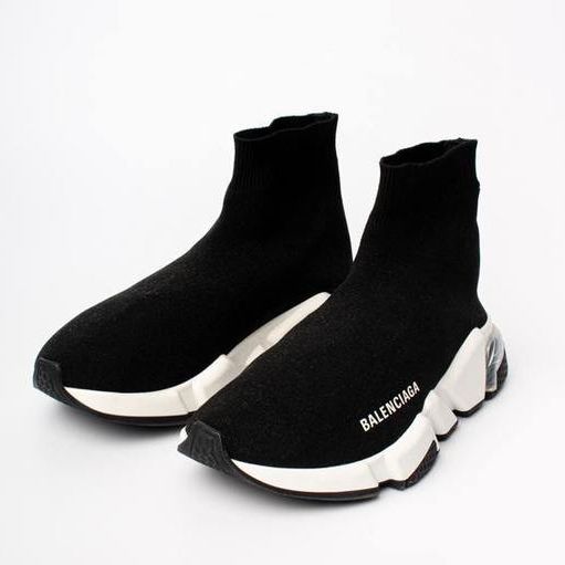 Giày Sneaker Speed Trainers Black White ( Full box)