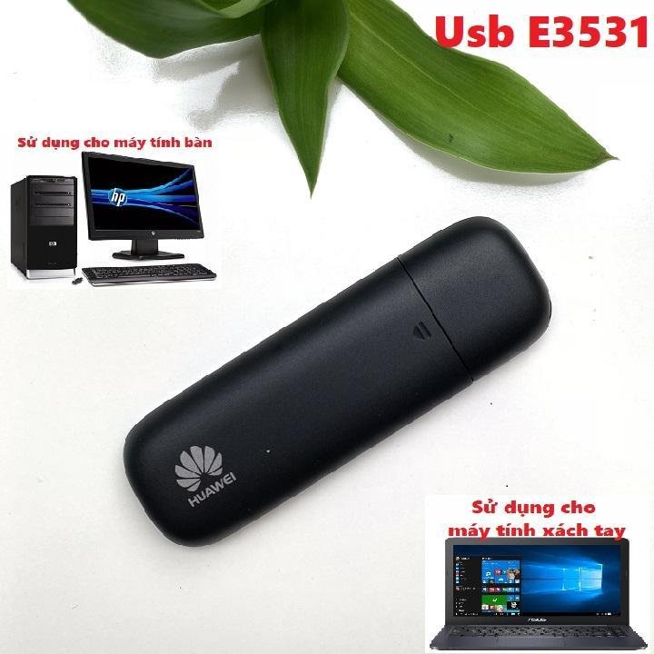 Dùng All mạng - Đổi IP cực tốt Usb Dcom 3G 4G Huawei E3531