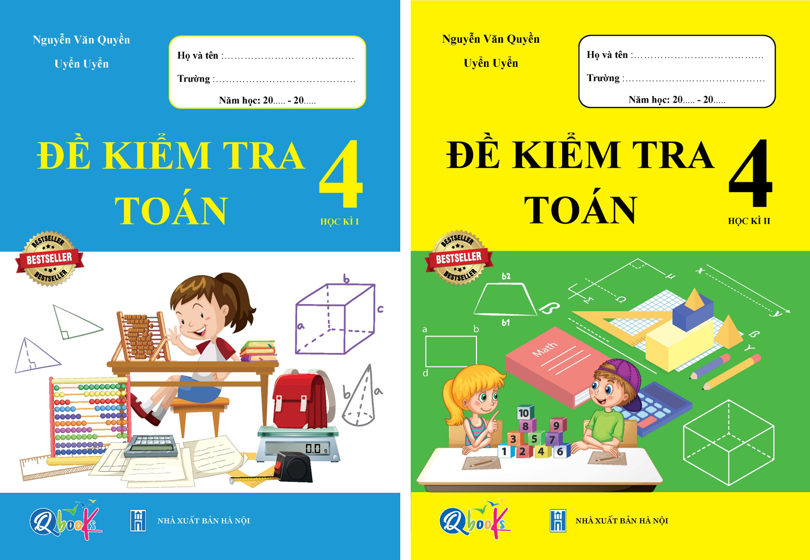 Combo sách - đề kiểm tra toán 4 học kì i + ii