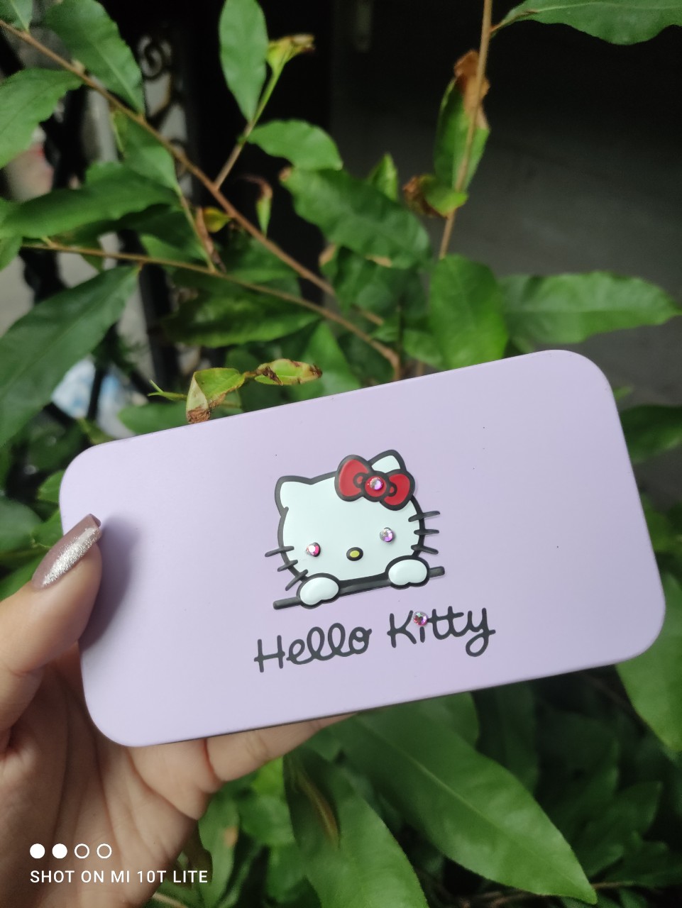 [HCM]BỘ CỌ TRANG ĐIỂM ĐÍNH ĐÁ HELLO KITTY