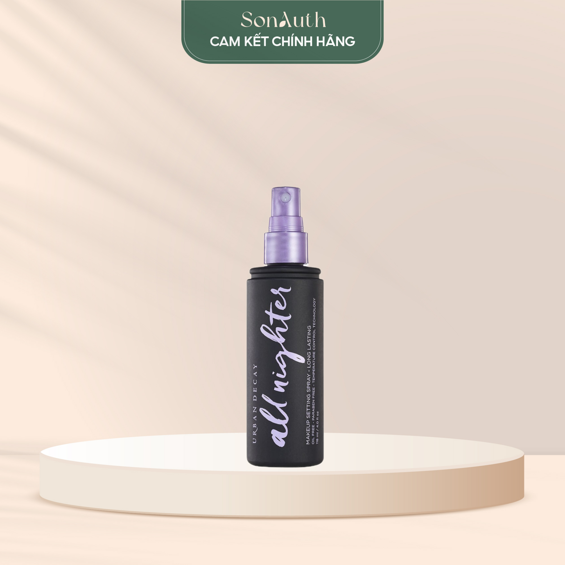 [Hoàn tiền 20%] Xịt make-up Urban Decay All Nighter Long Lasting Setting Spray - Original