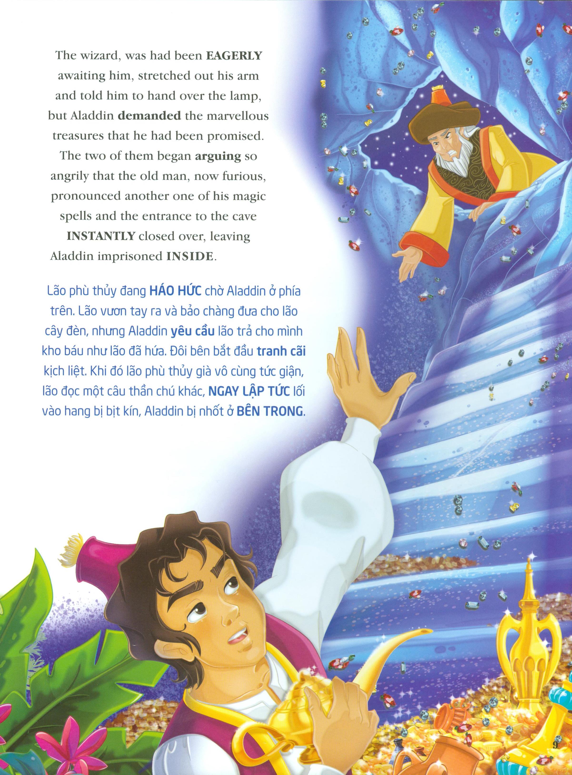 Aladdin Và Cây Đèn Thần (Song Ngữ Anh - Việt)