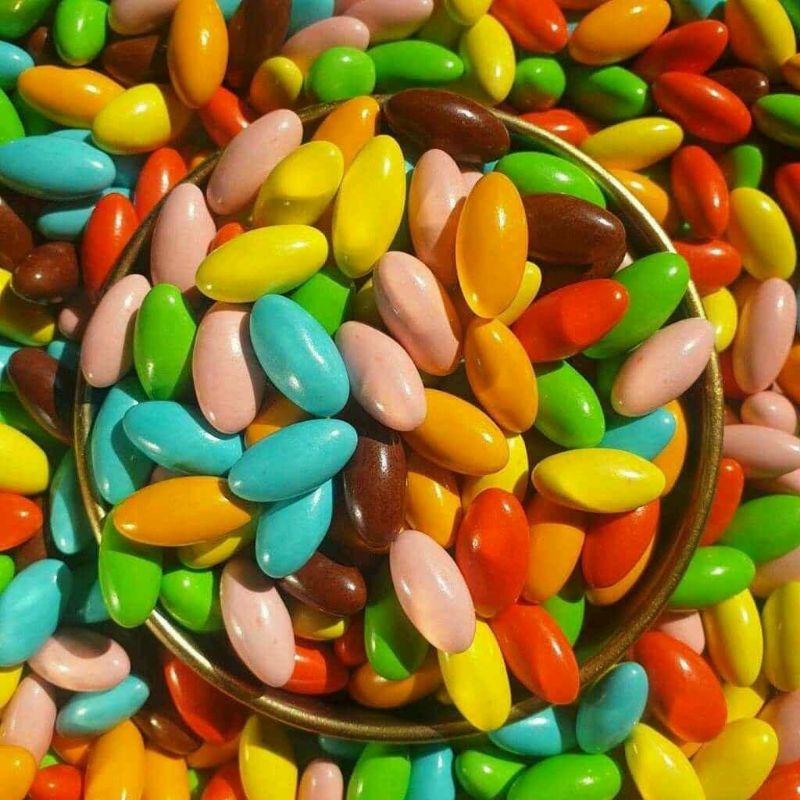 1kg kẹo sô cô la con nhộng vị trái cây bốn mùa
